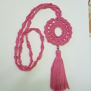 Crocheted necklace, Bohemian style!!😍👡👠👜👒